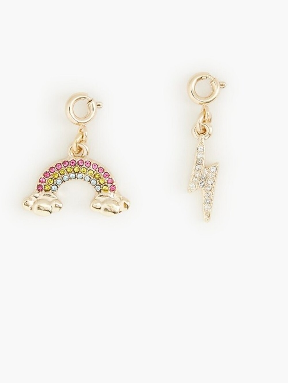 J. Crew Rainbow & Lightning Charm